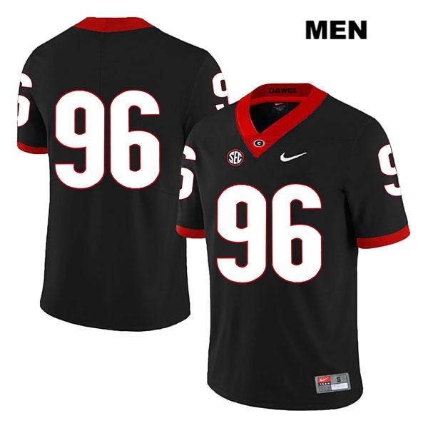 Georgia Bulldogs Men's Zion Logue #96 NCAA No Name Legend Authentic Black Nike Stitched College Football Jersey QBO5756HY